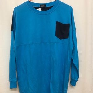 NWT MainStreet Collection Color-block l/s tee
